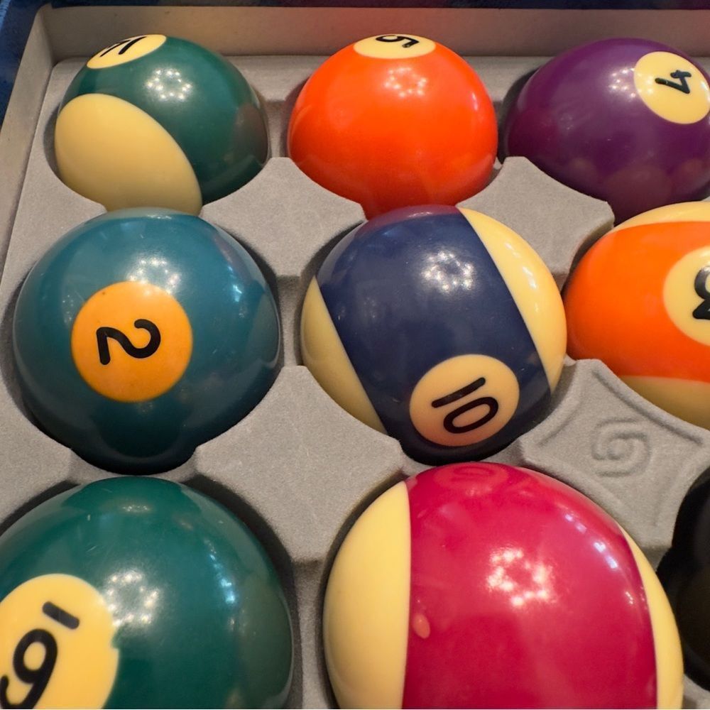 Vintage billiard balls | vintage billiard balls set - Picture 3 of 9